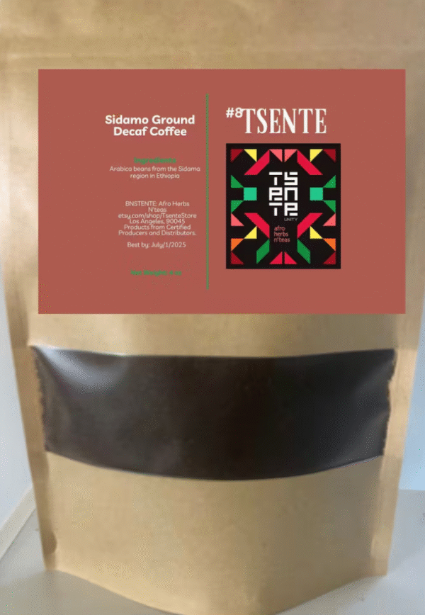 Tsente Sidamo Ground Decaf Coffee